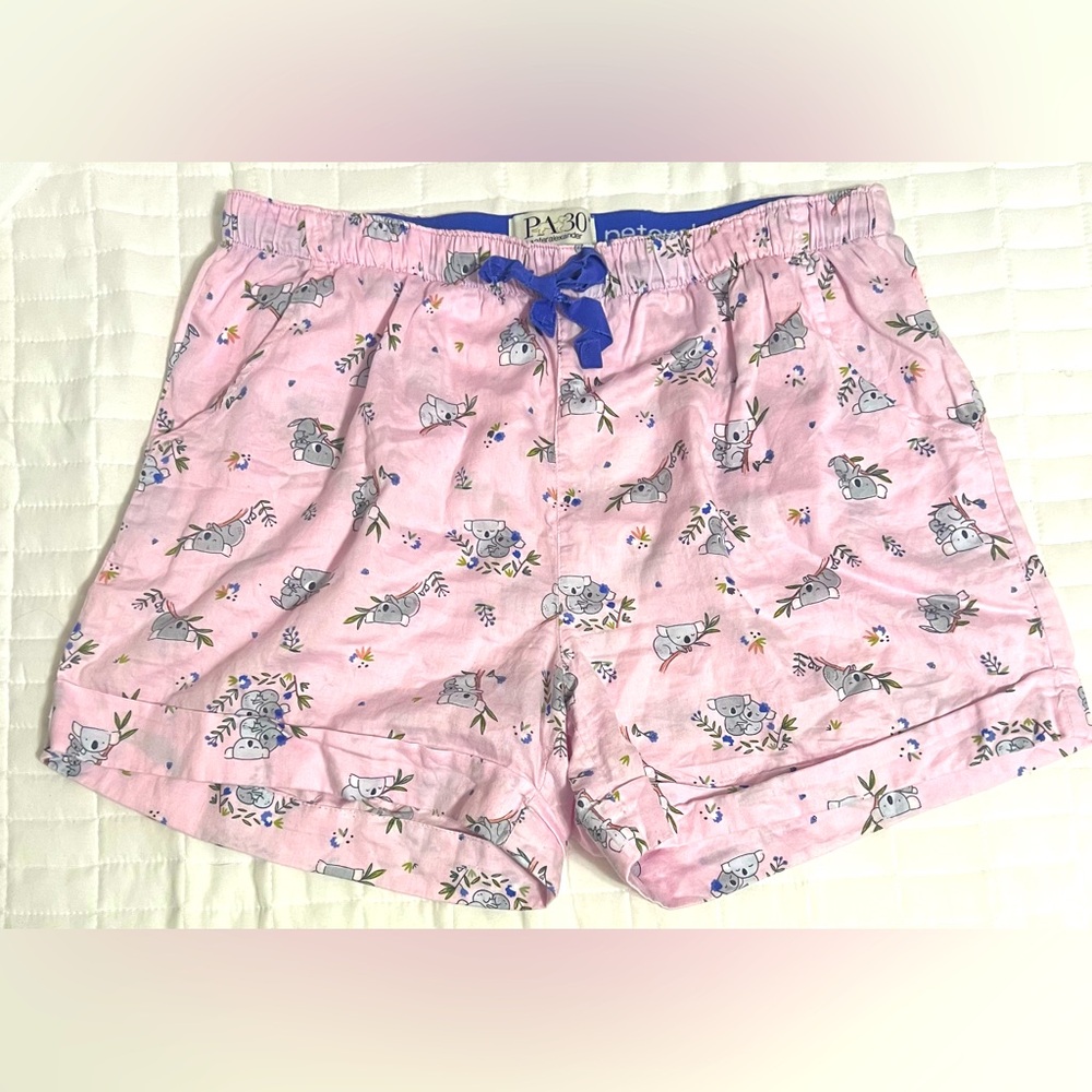 Peter Alexander Koala Pajama Bottoms Shorts with pockets Size Medium